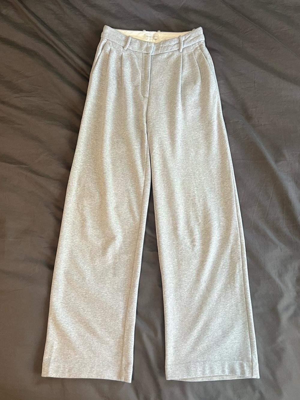 The Group by Babaton Quietude Sweatpant-  High-Rise Pleated Trouser Pants